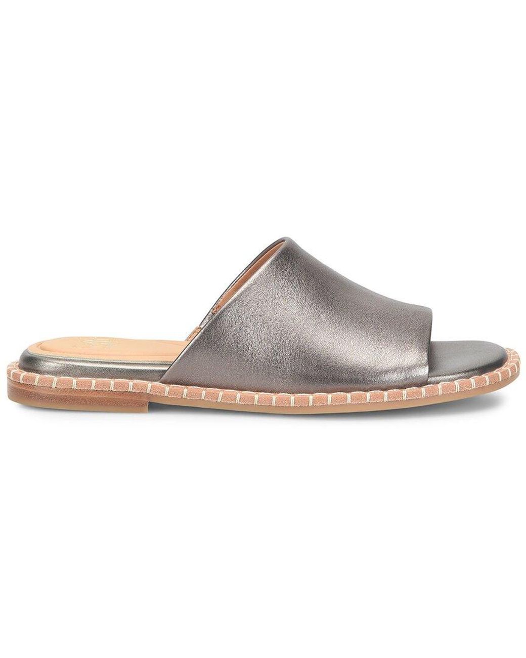 Söfft White Noble Leather Sandal