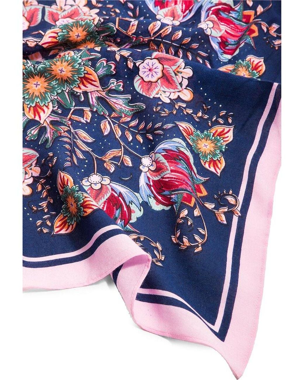 Saachi Blue Blooming Lotus Bandana