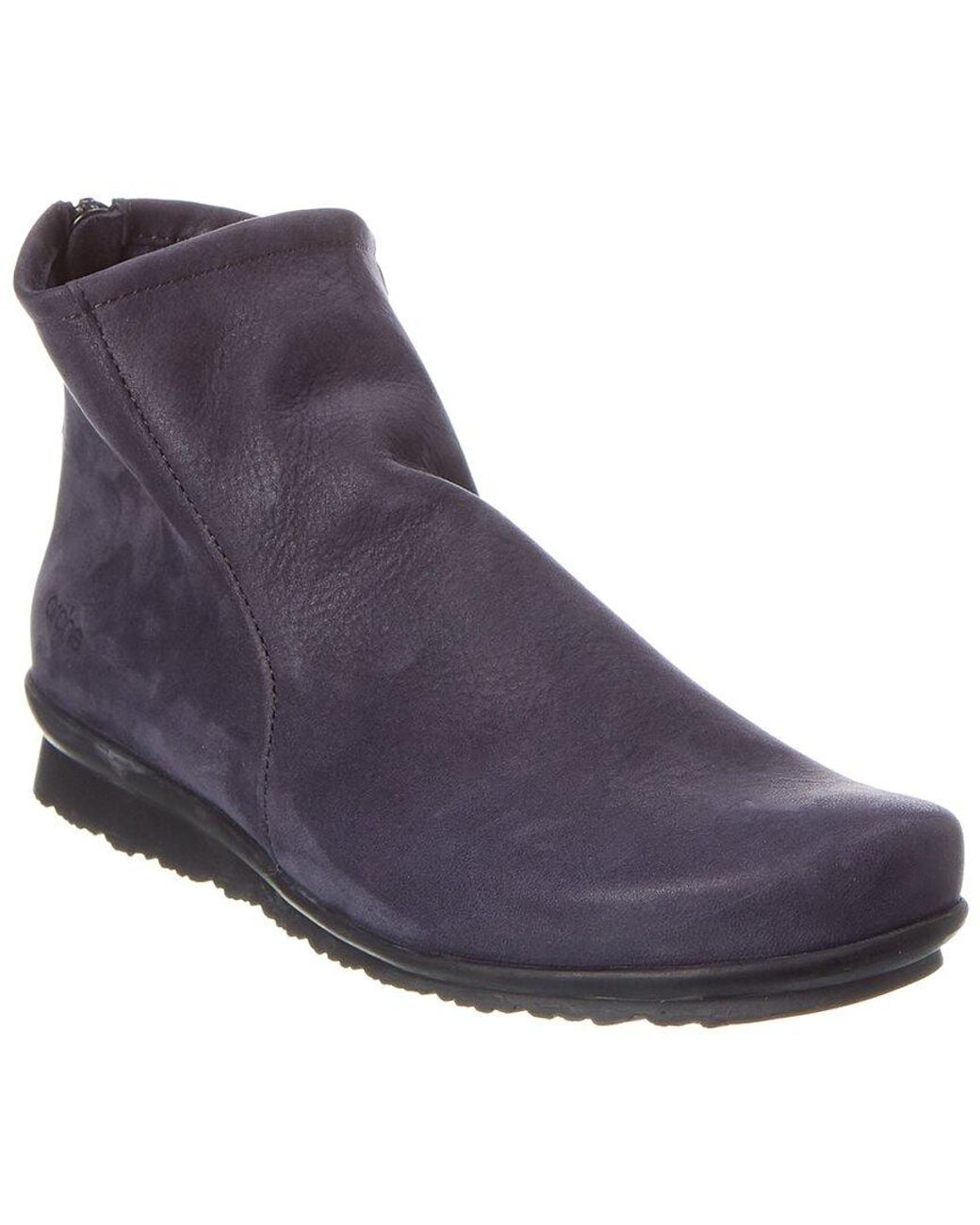 Arche Purple Baryky Leather Bootie