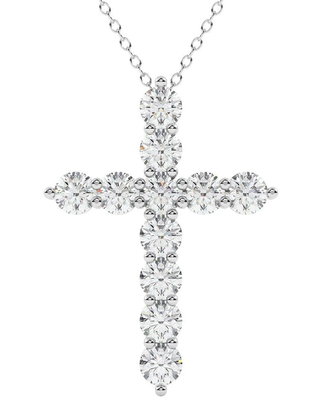 Diamond Select Cuts White 14K 1.50 Ct. Tw. Diamond Pendant Necklace