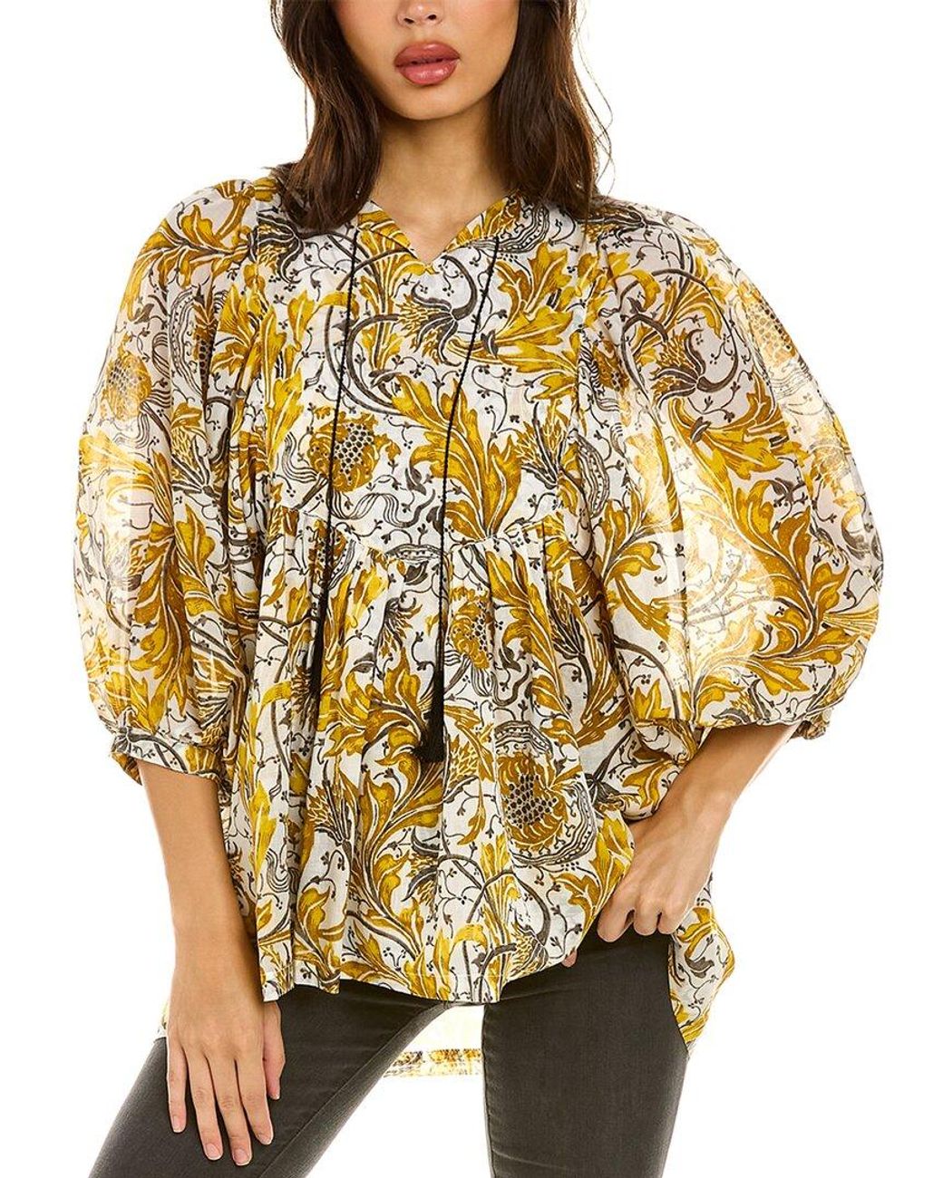 Samantha Sung Metallic Anastasia Top