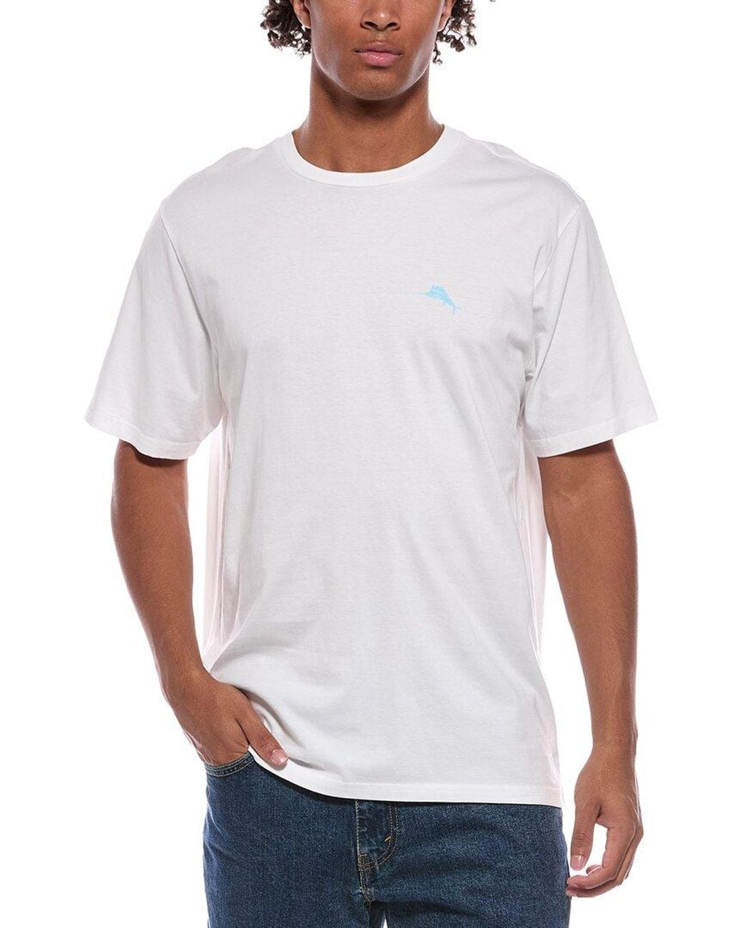 Tommy Bahama White Swim Up Sips T-Shirt for men