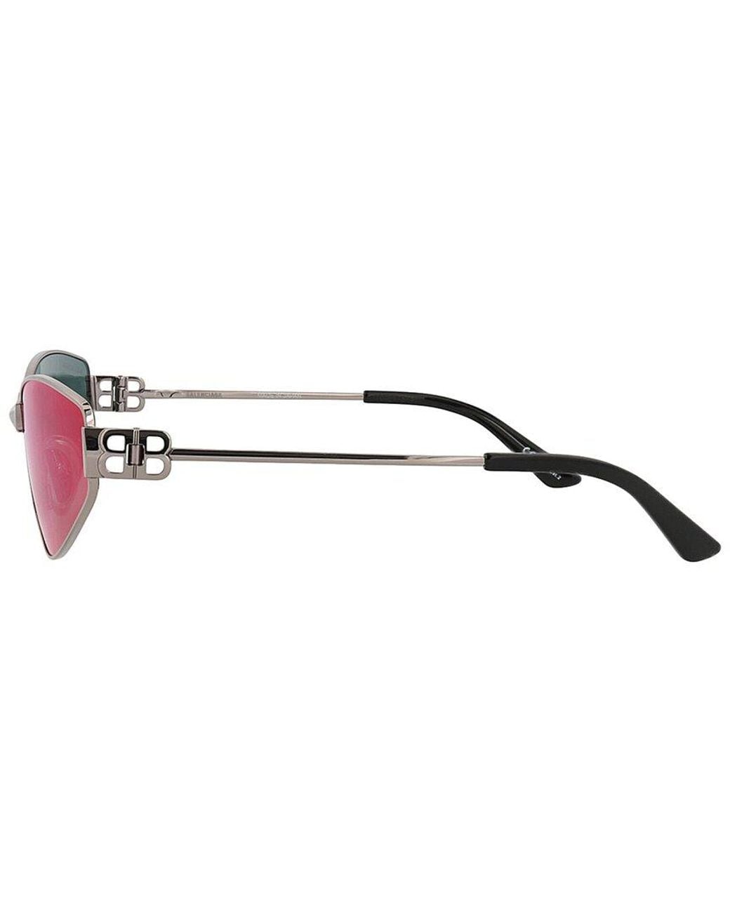 Balenciaga Metallic Bb0335S 65Mm Sunglasses