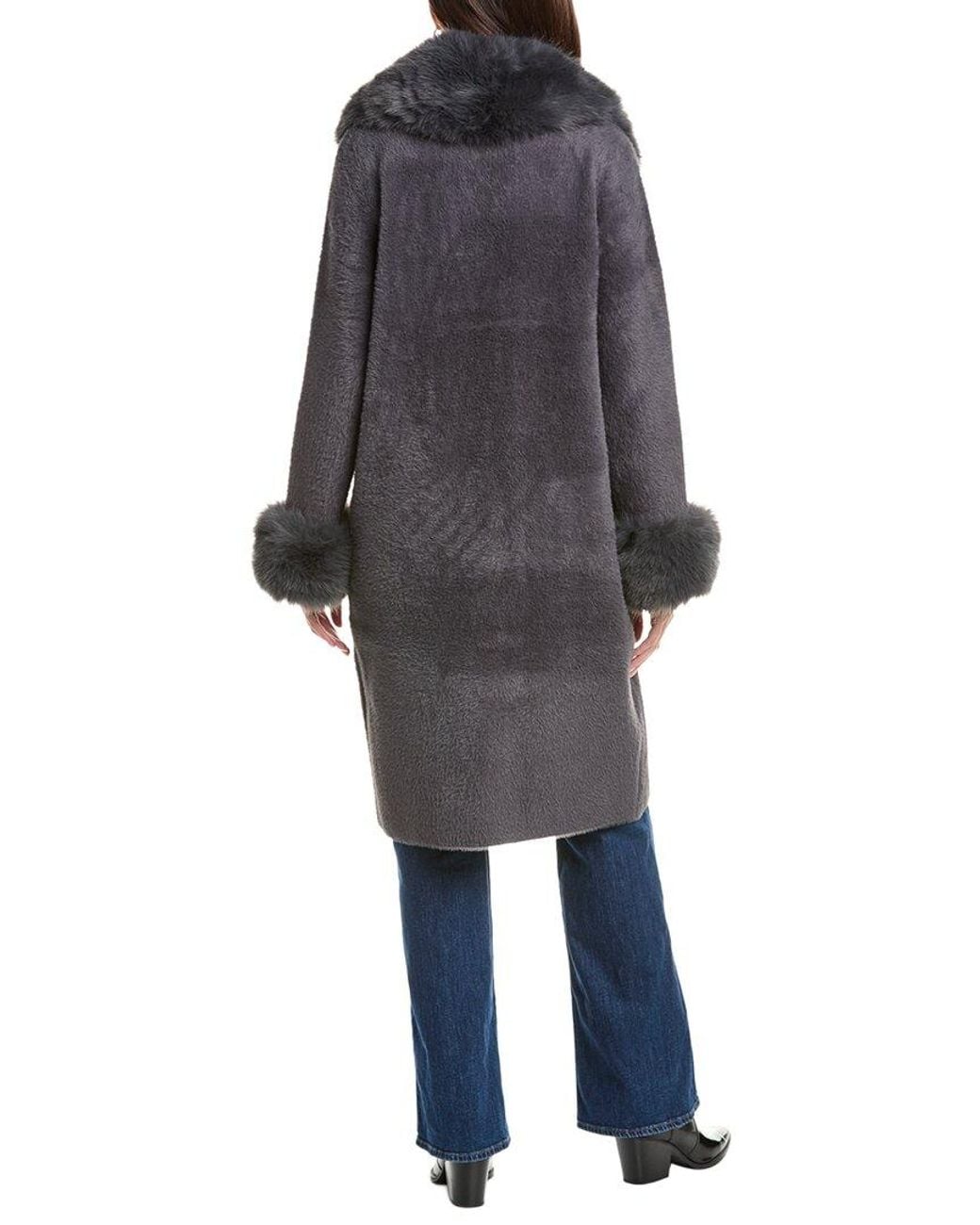 NVLT Black Longline Coatigan