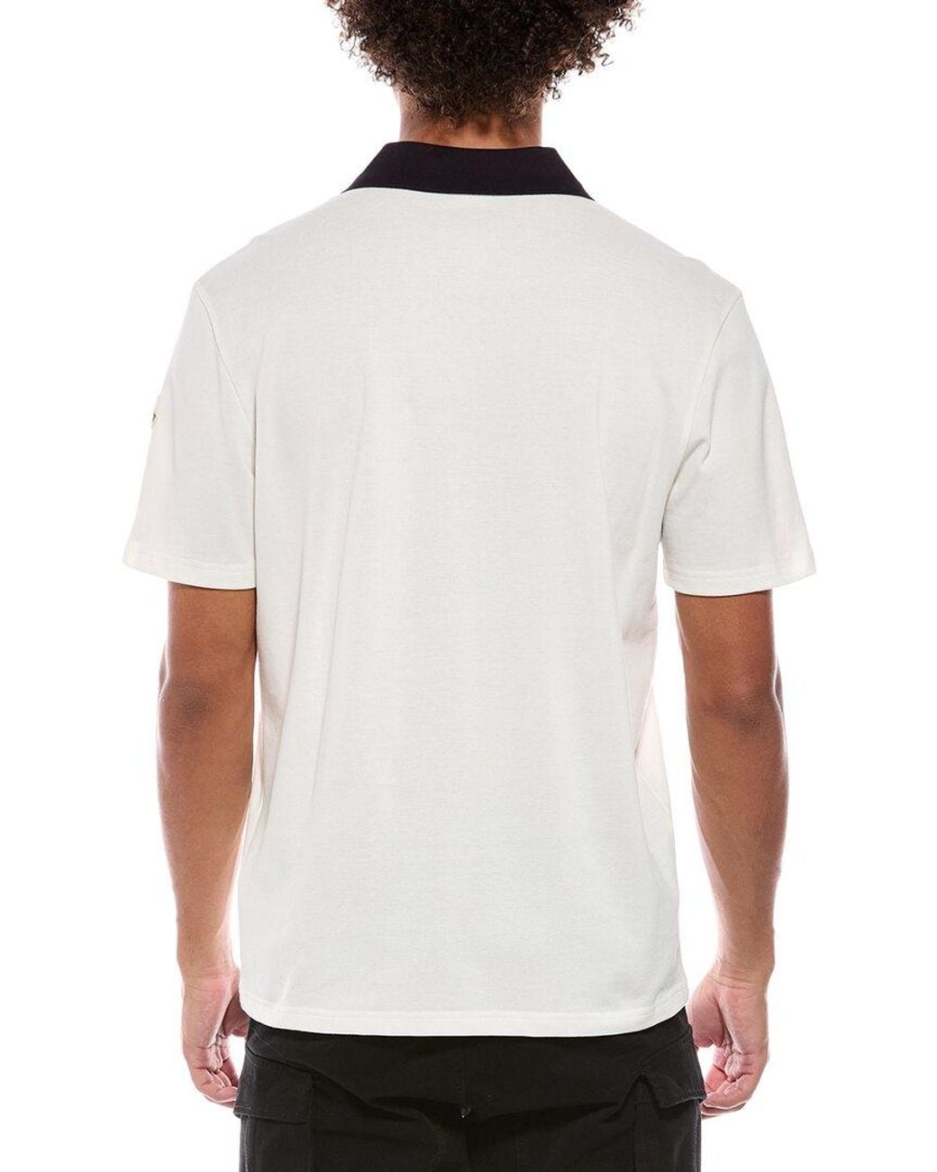 Moncler White Polo Shirt for men