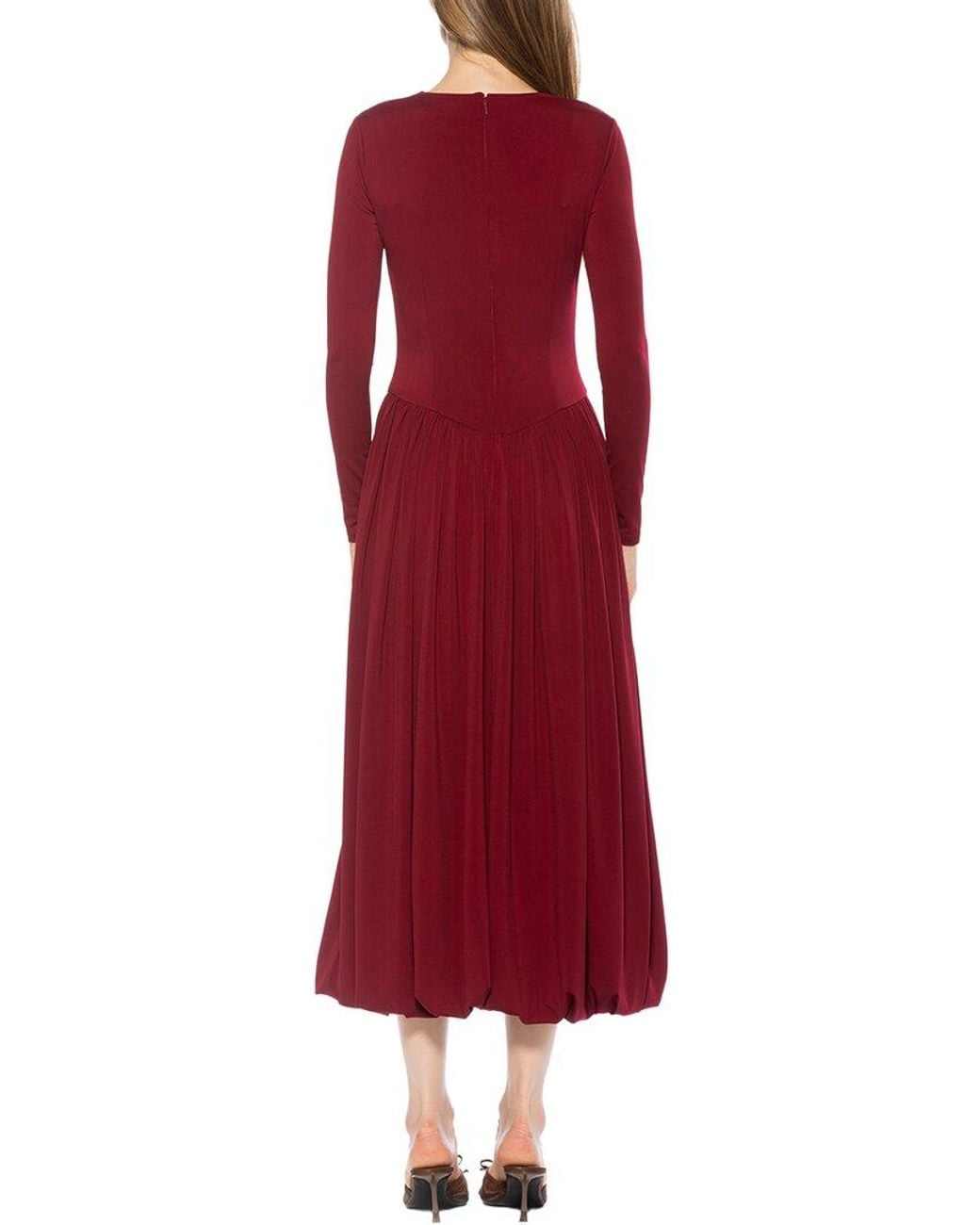 Alexia Admor Red Eero Midi Dress