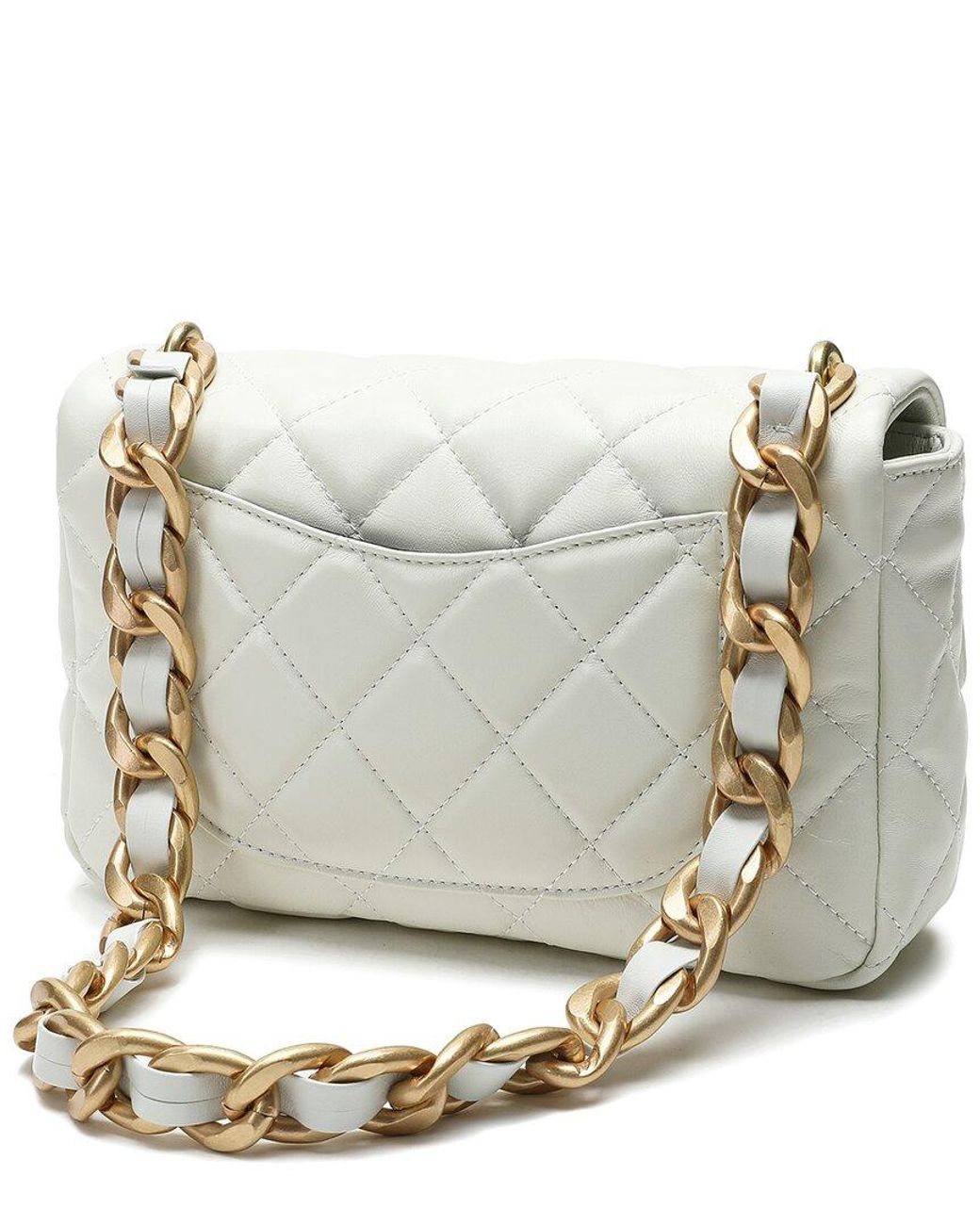 Tiffany & Fred Paris Gray Top Grain Leather Bag