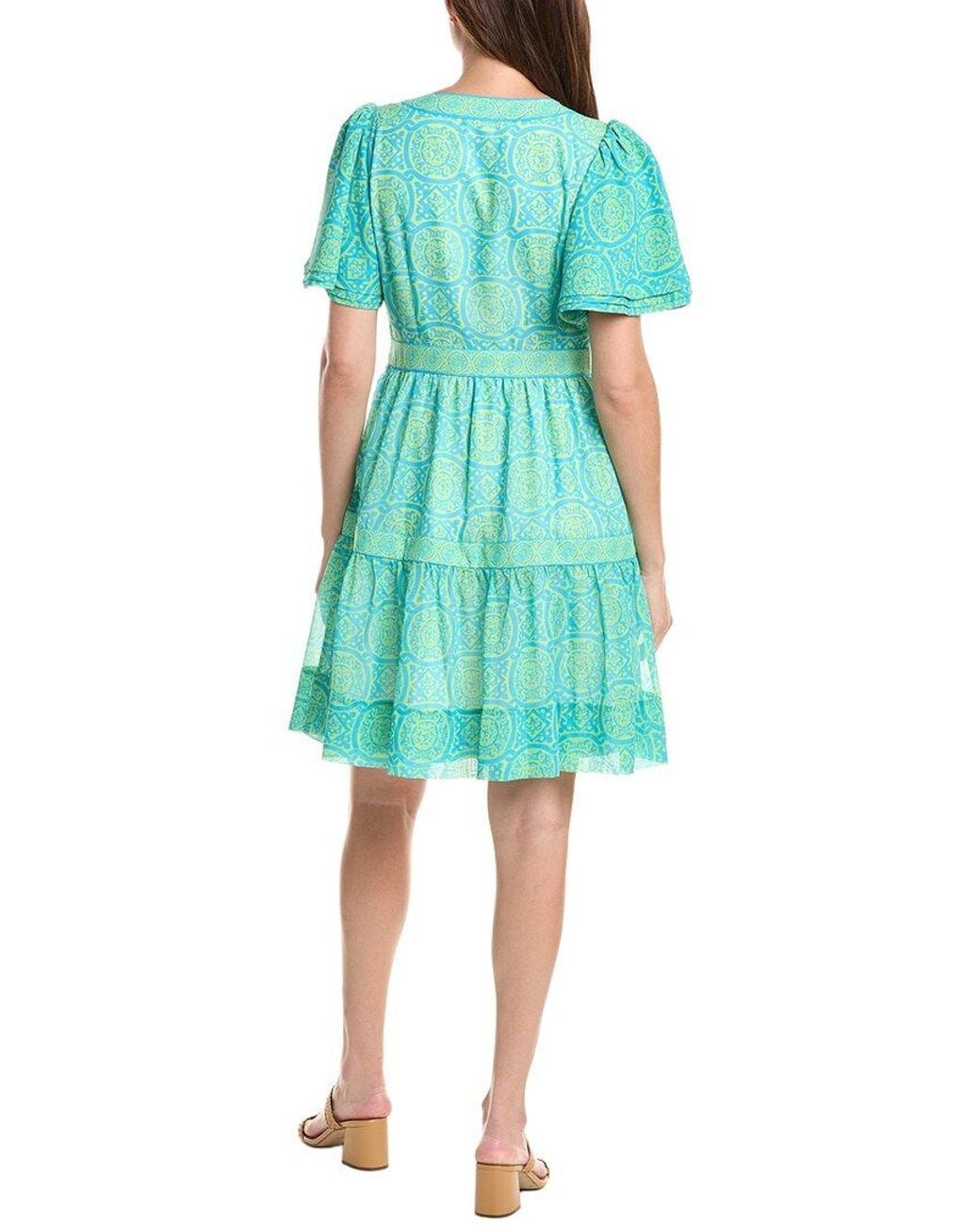 Gretchen Scott Blue La Maiais Sultans Dress