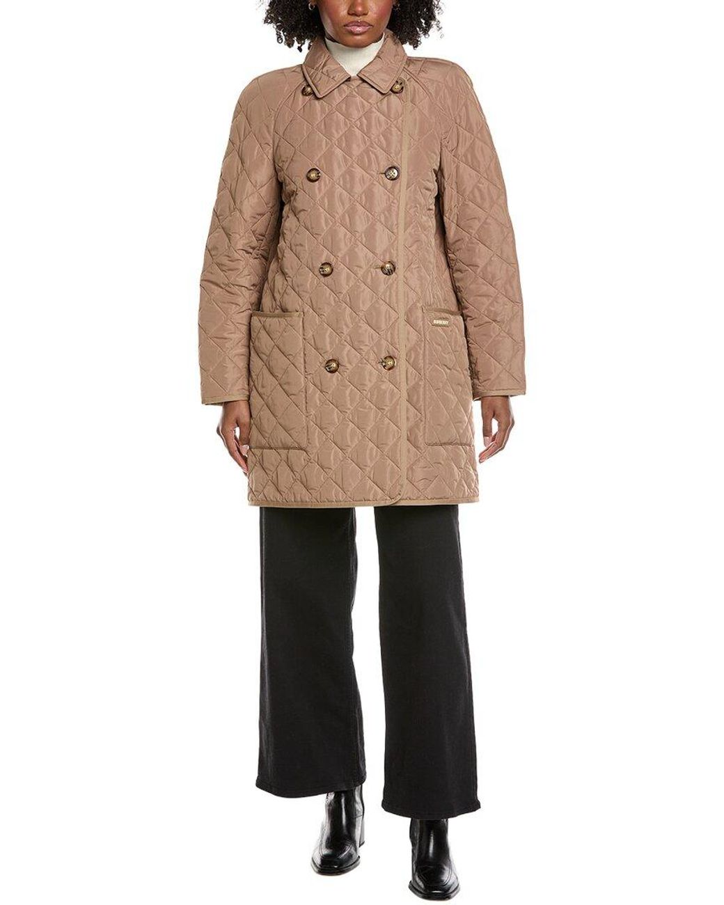 Burberry Natural Diamond Quilted Coat