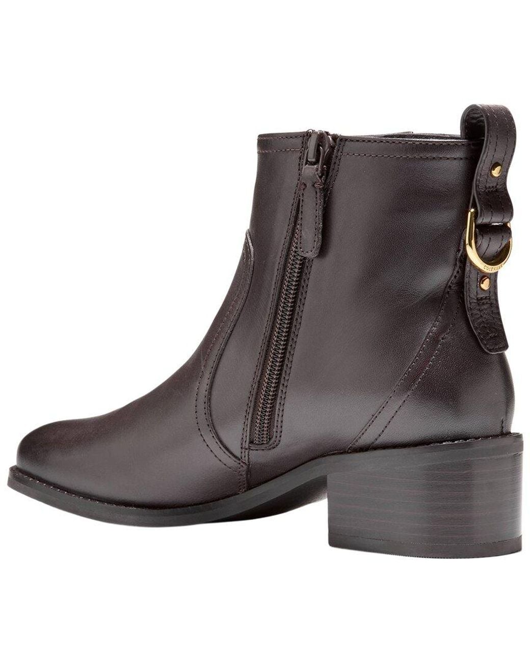 Cole Haan Black Haddie Leather Bootie