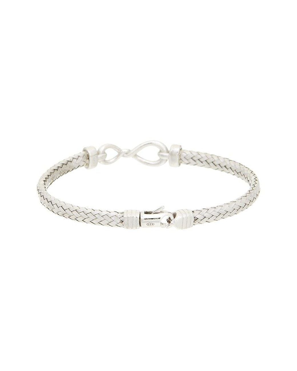Meshmerise White 0.10 Ct. Tw. Diamond 18K Over Bangle Bracelet