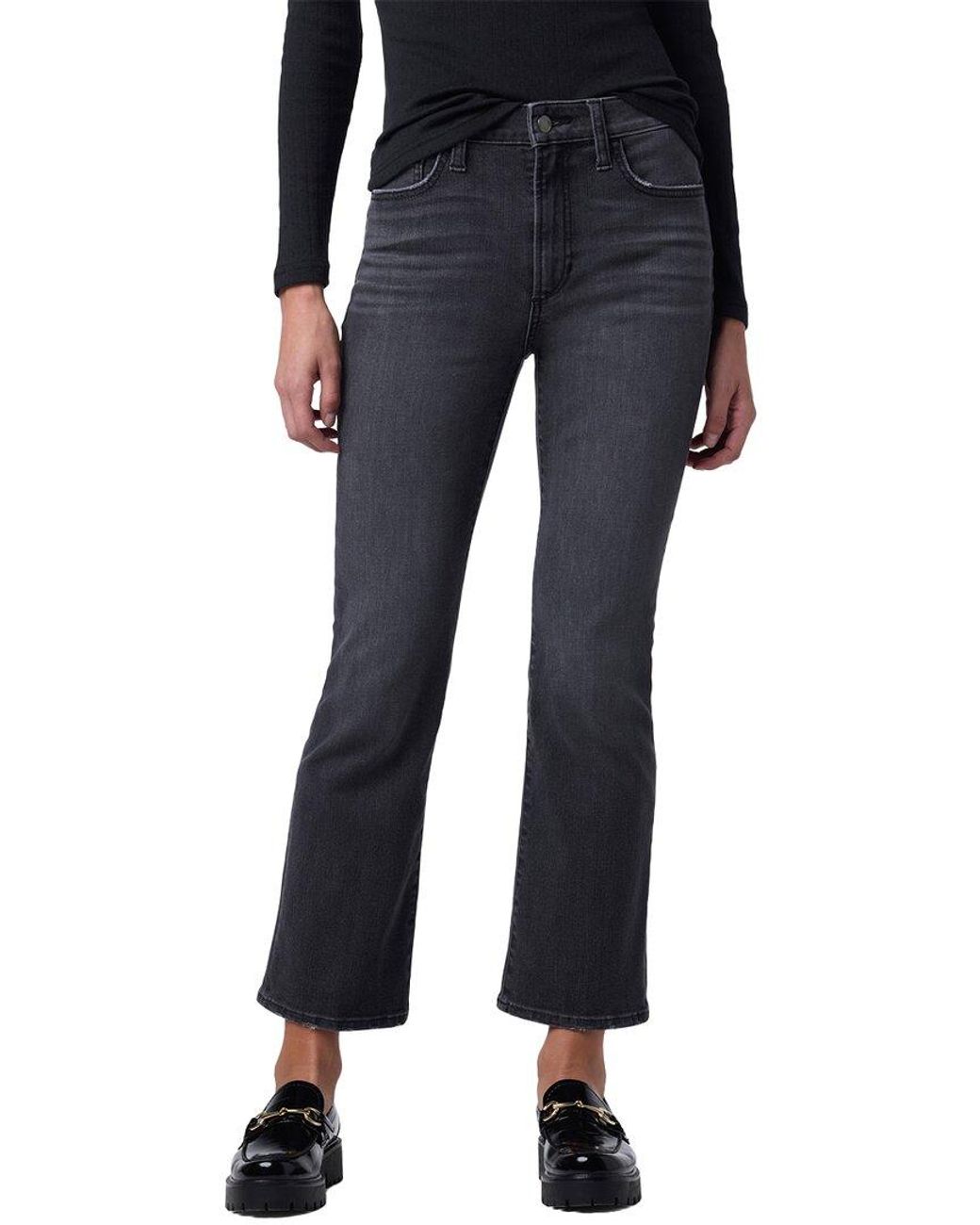 Joe's Jeans Blue High Rise Crop Bootcut Jean