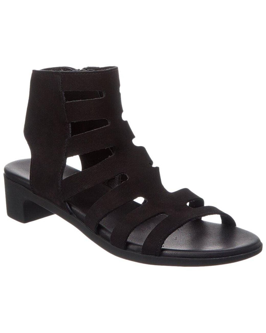 Arche Black Kisuro Leather Sandal
