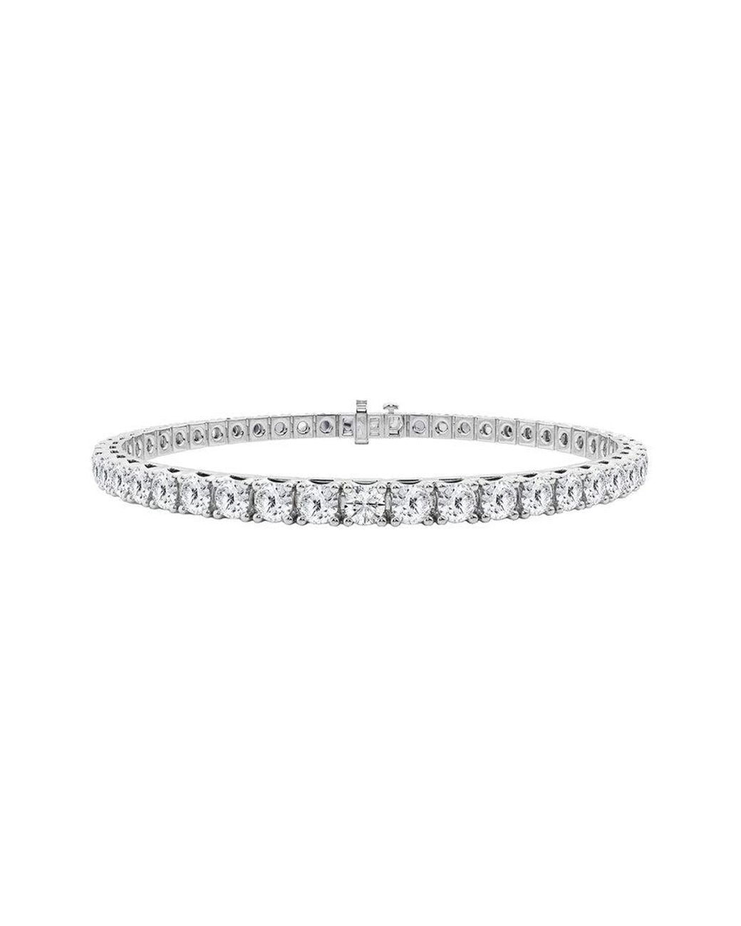 Lab Grown Diamonds White 14K 10.00 Ct. Tw. Lab-Grown Diamond Bracelet