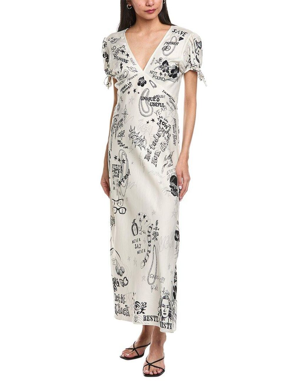 Mother White The Cap And Gown Midi Dress