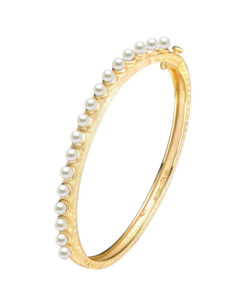 Genevive Jewelry Metallic 14k Gold Over Silver Bracelet
