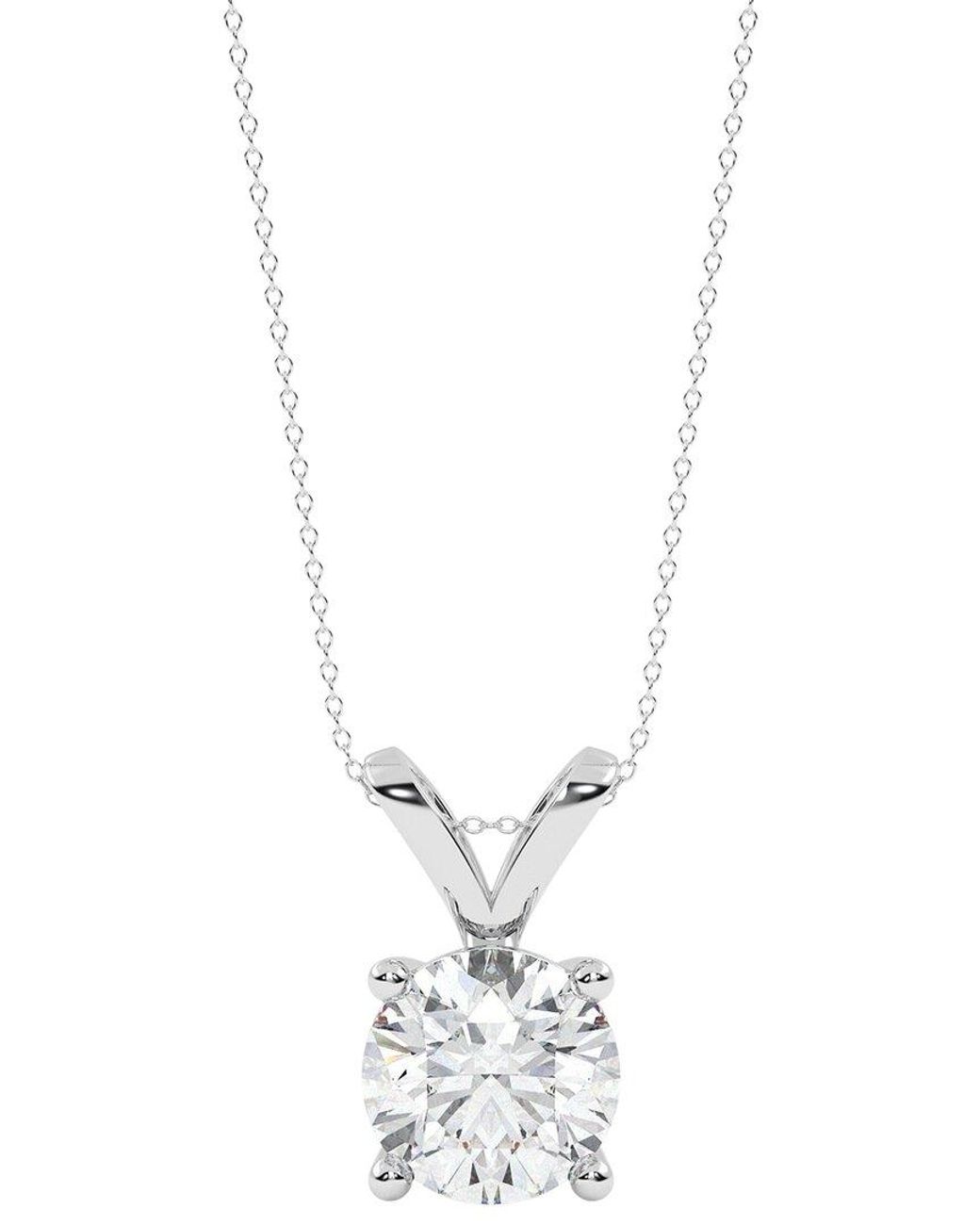 Diamond Select Cuts White 14K 0.75 Ct. Tw. Diamond Pendant Necklace