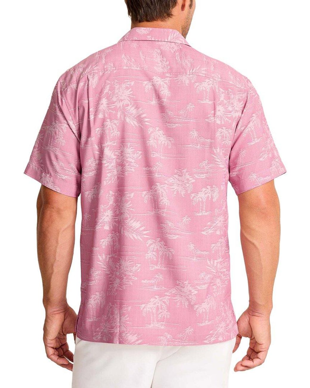Tommy Bahama Pink Coastal Ease Palm Visions for men