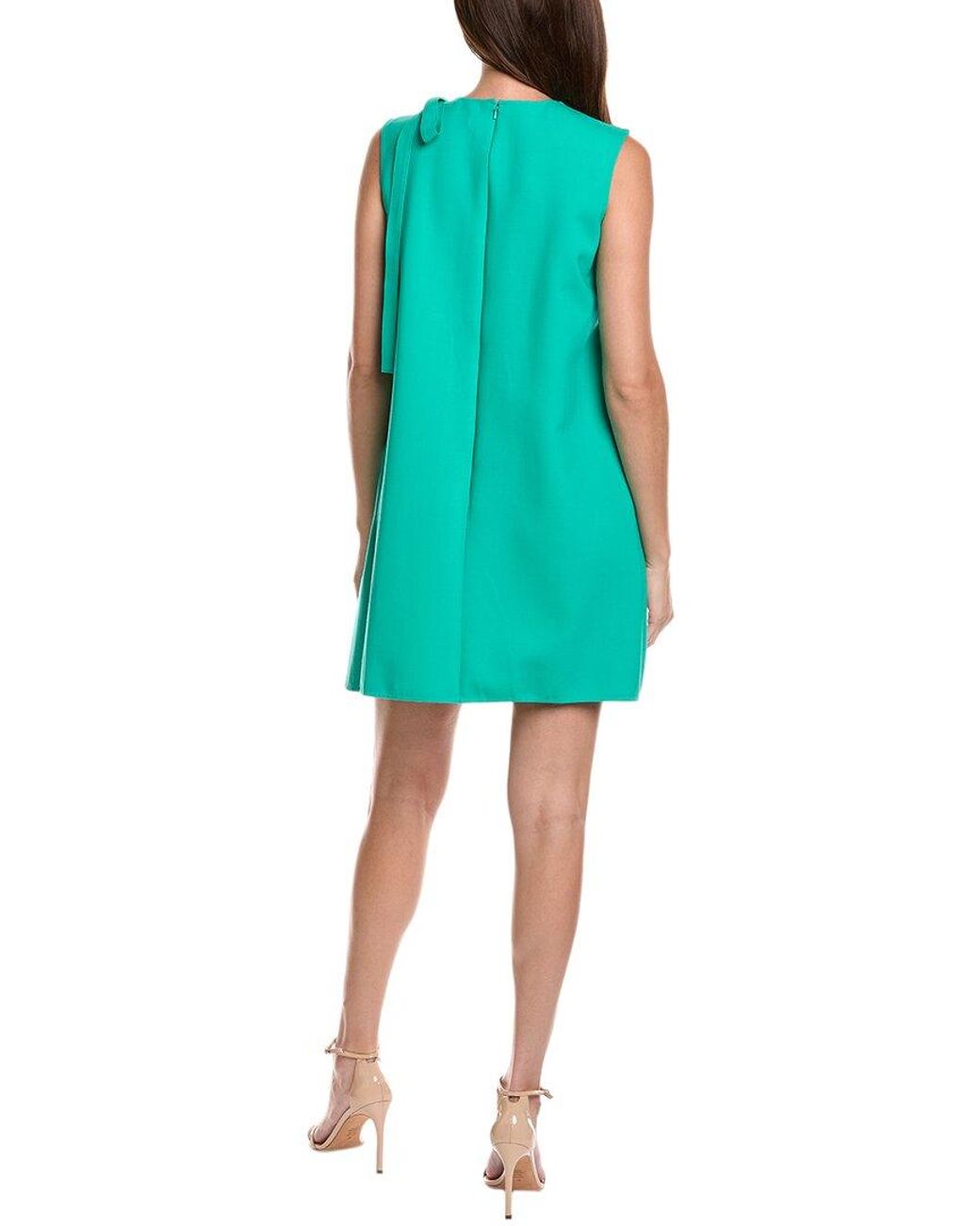 Oscar de la Renta Green Shift Dress