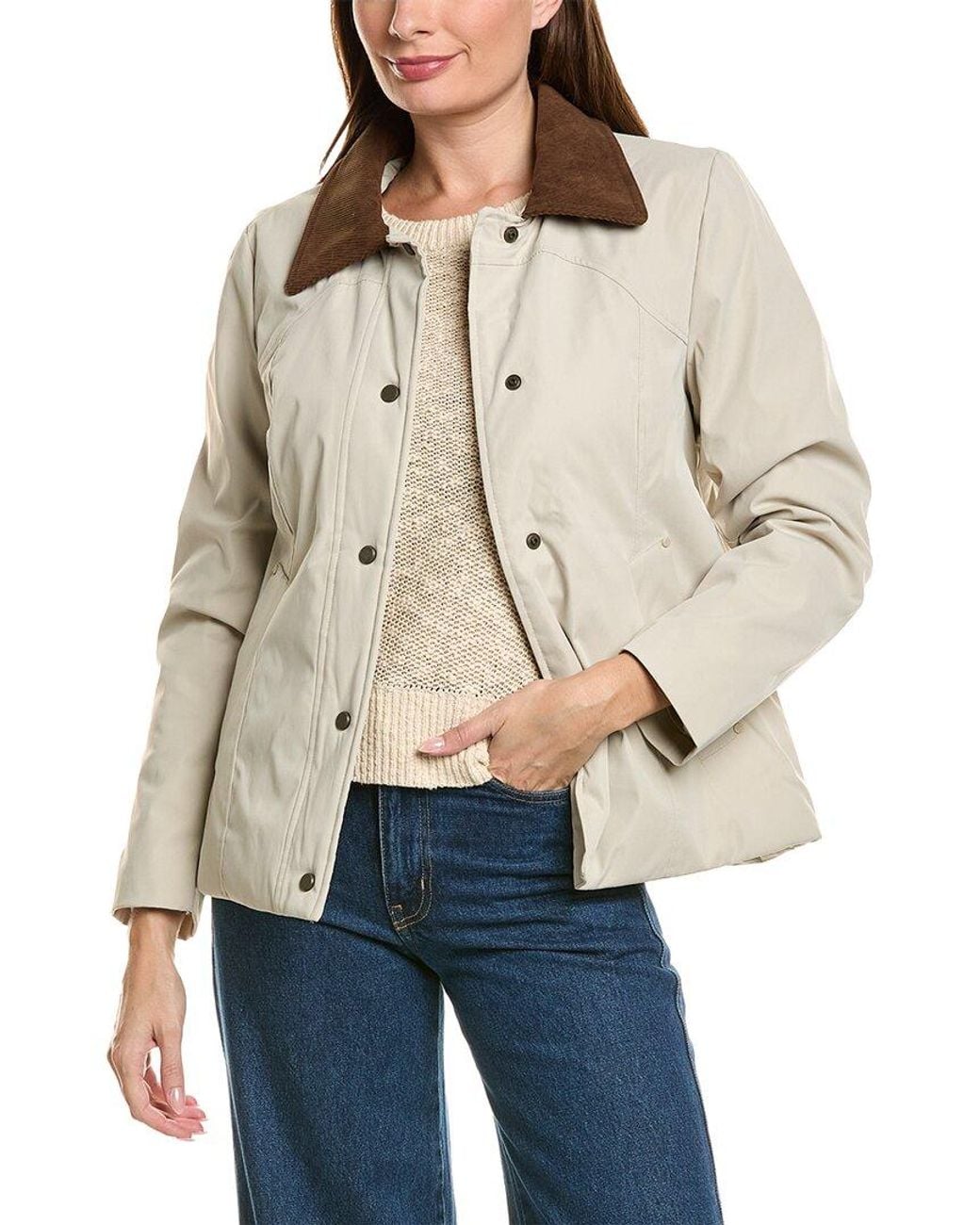 Hunter Natural London Canvas Short Chic Lady Jacket
