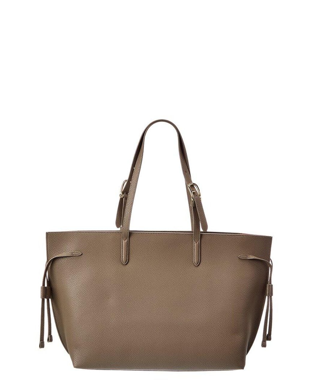 Furla Brown Ava Large Leather Tote