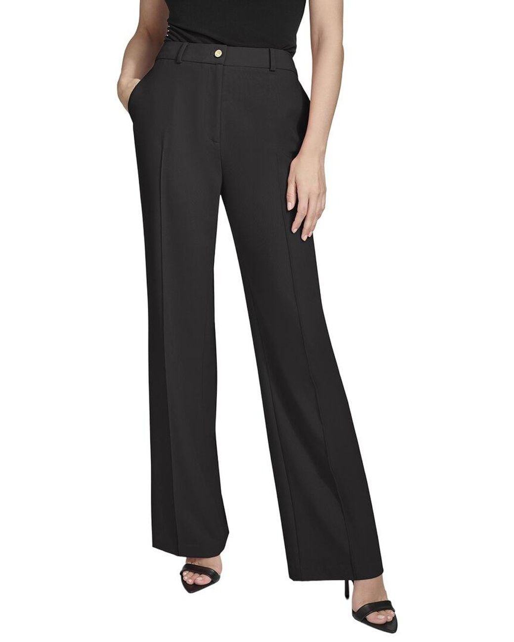 Halston Heritage Black Signature Trouser