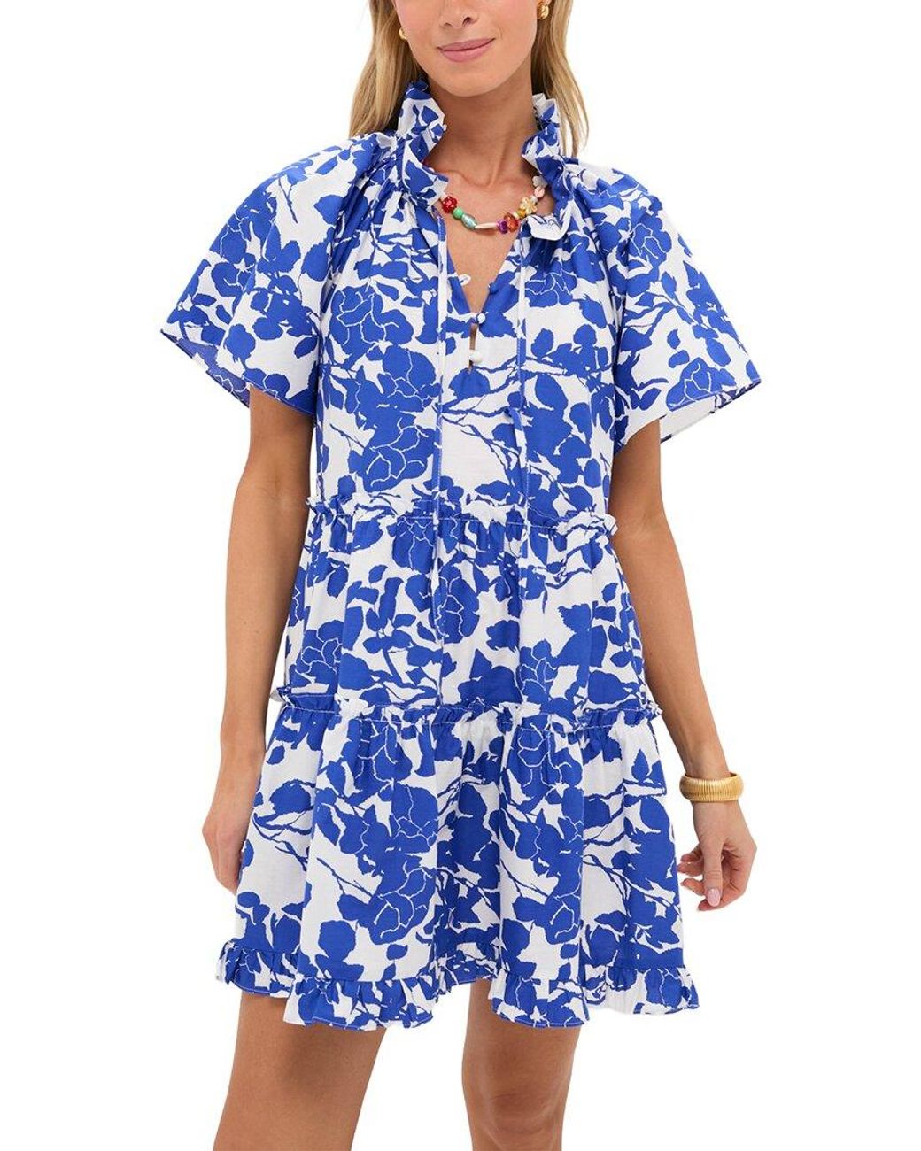 Hyacinth House Blue Thea Mini Dress