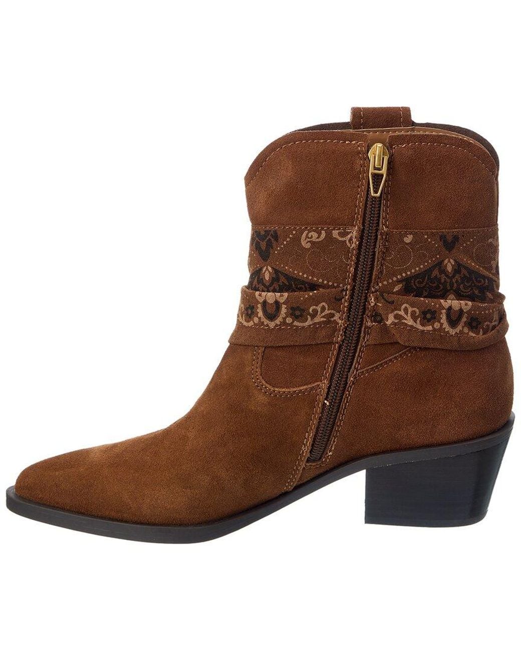 Dolce Vita Brown Malone Suede Bootie