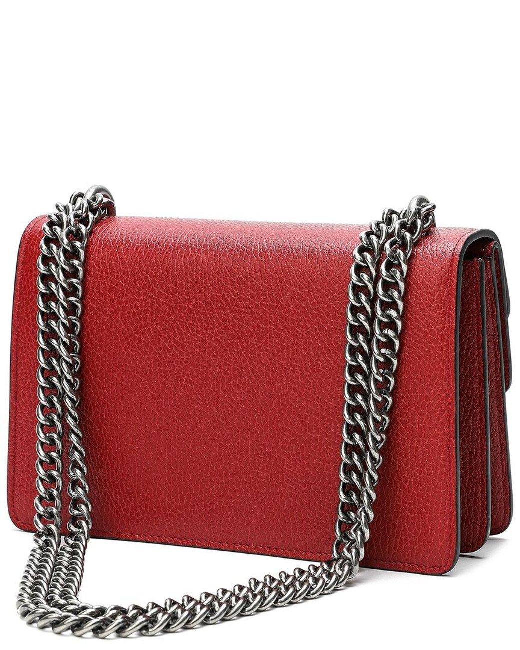 Tiffany & Fred Crystal Dragon Leather Crossbody in Red | Lyst