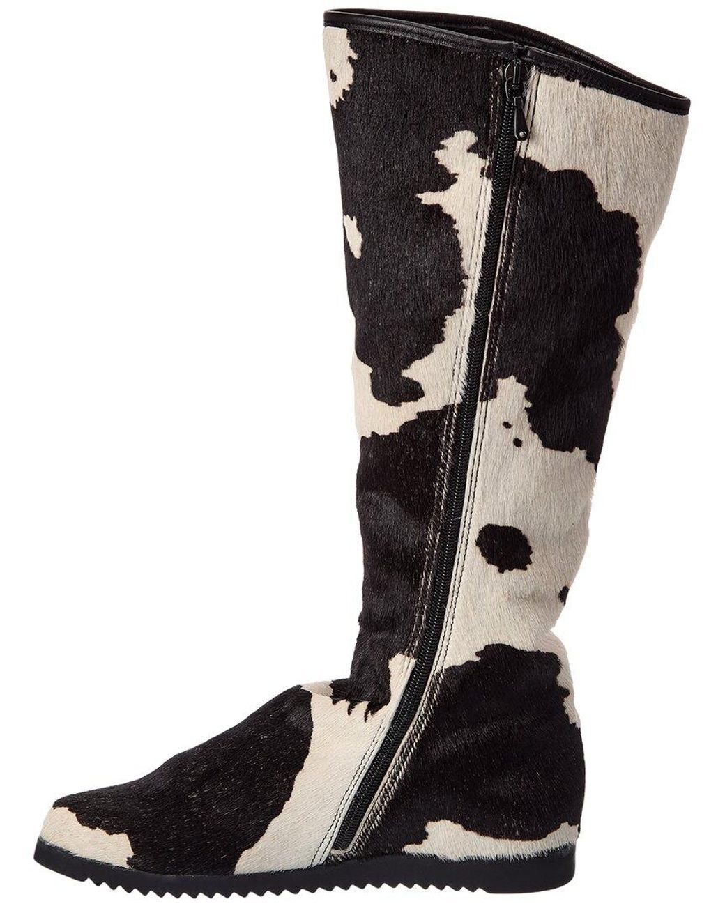 Arche Black Baolin Haircalf Boot