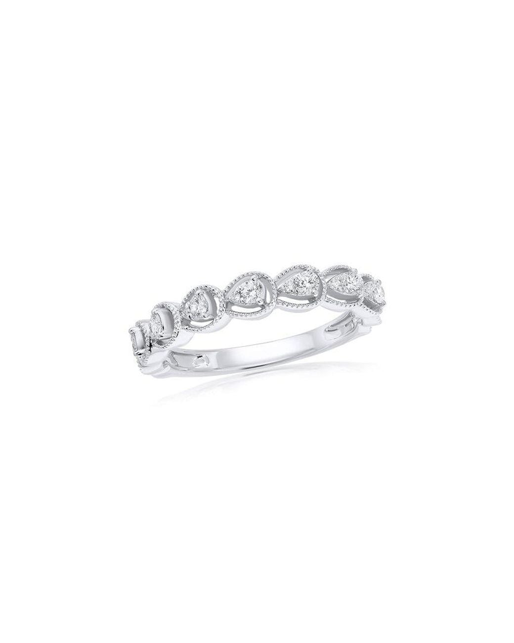Diana M Multicolor Fine Jewelry 14k 0.27 Ct. Tw. Diamond Ring