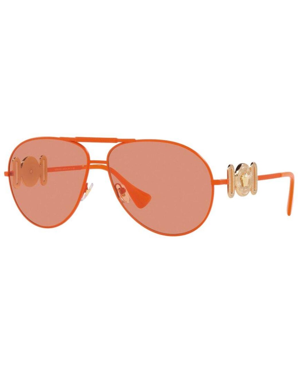 Versace Ve2249 65mm Sunglasses in Pink | Lyst