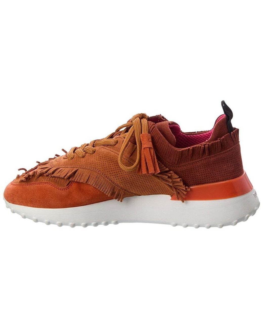 Tod's Brown Suede Sneaker