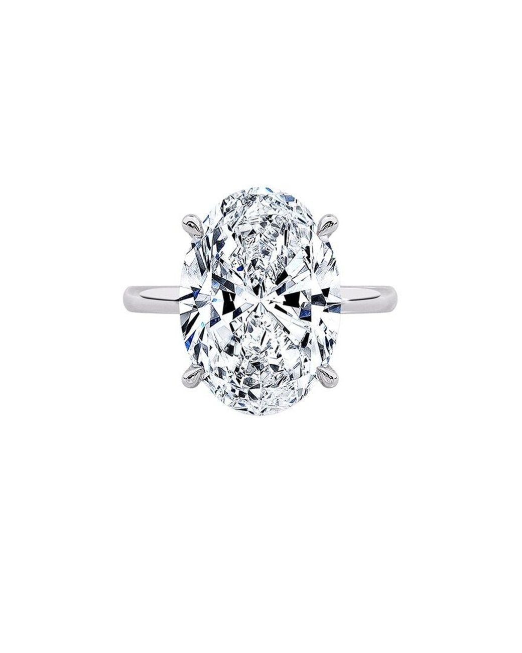 Lab Grown Diamonds White 14K 9.00 Ct. Tw. Lab-Grown Diamond Ring