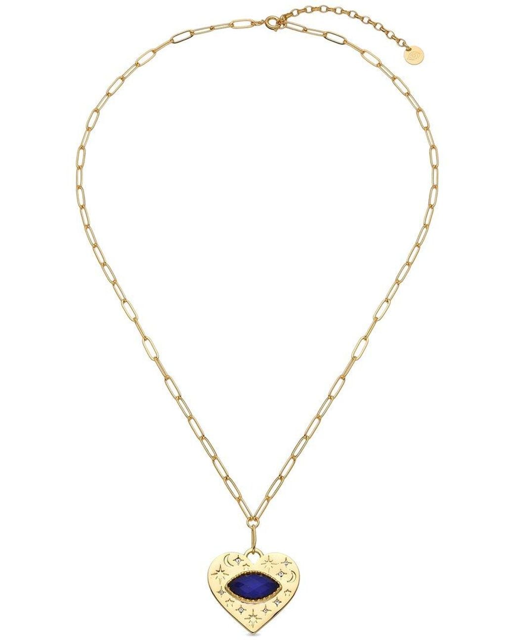 Eye Candy LA Metallic Pendant Necklace