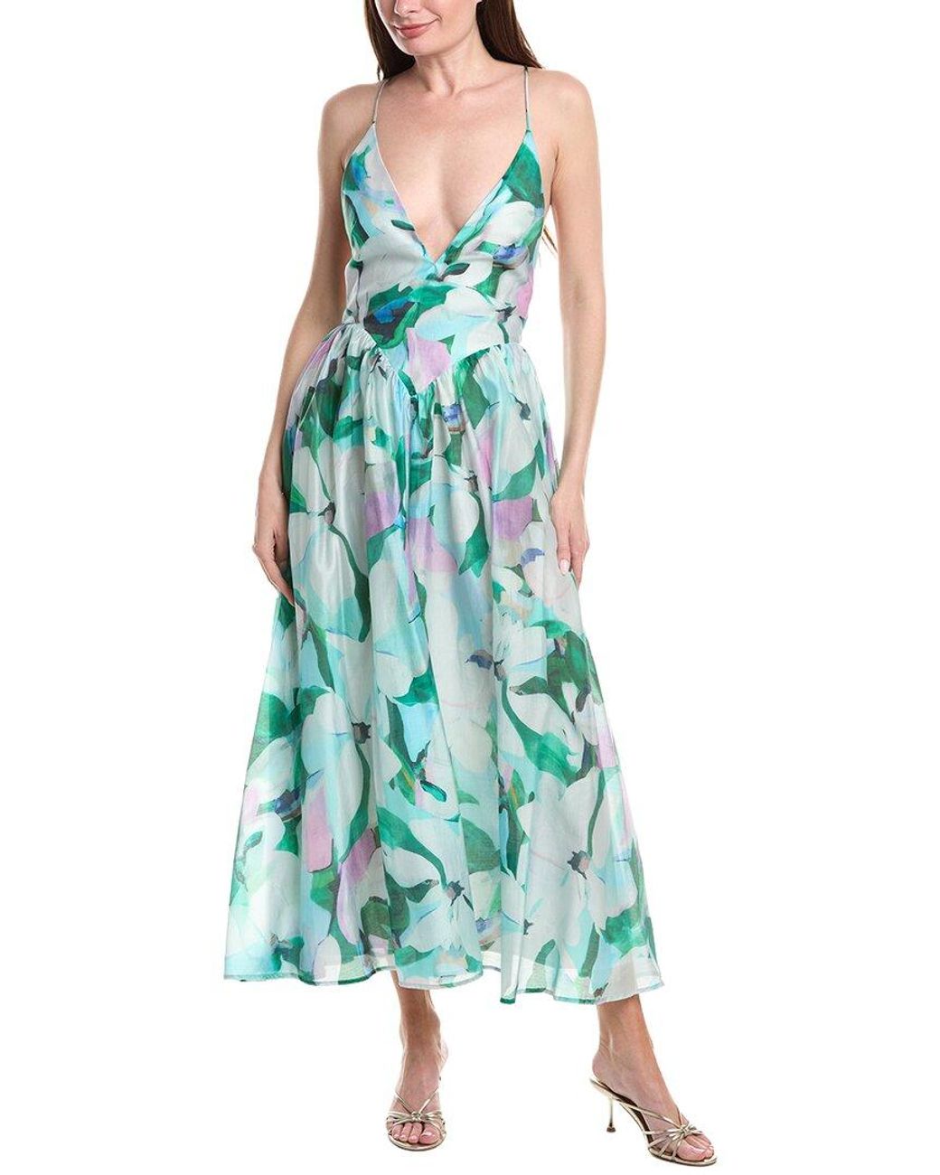 Bardot Blue Arletha Halter Maxi Dress