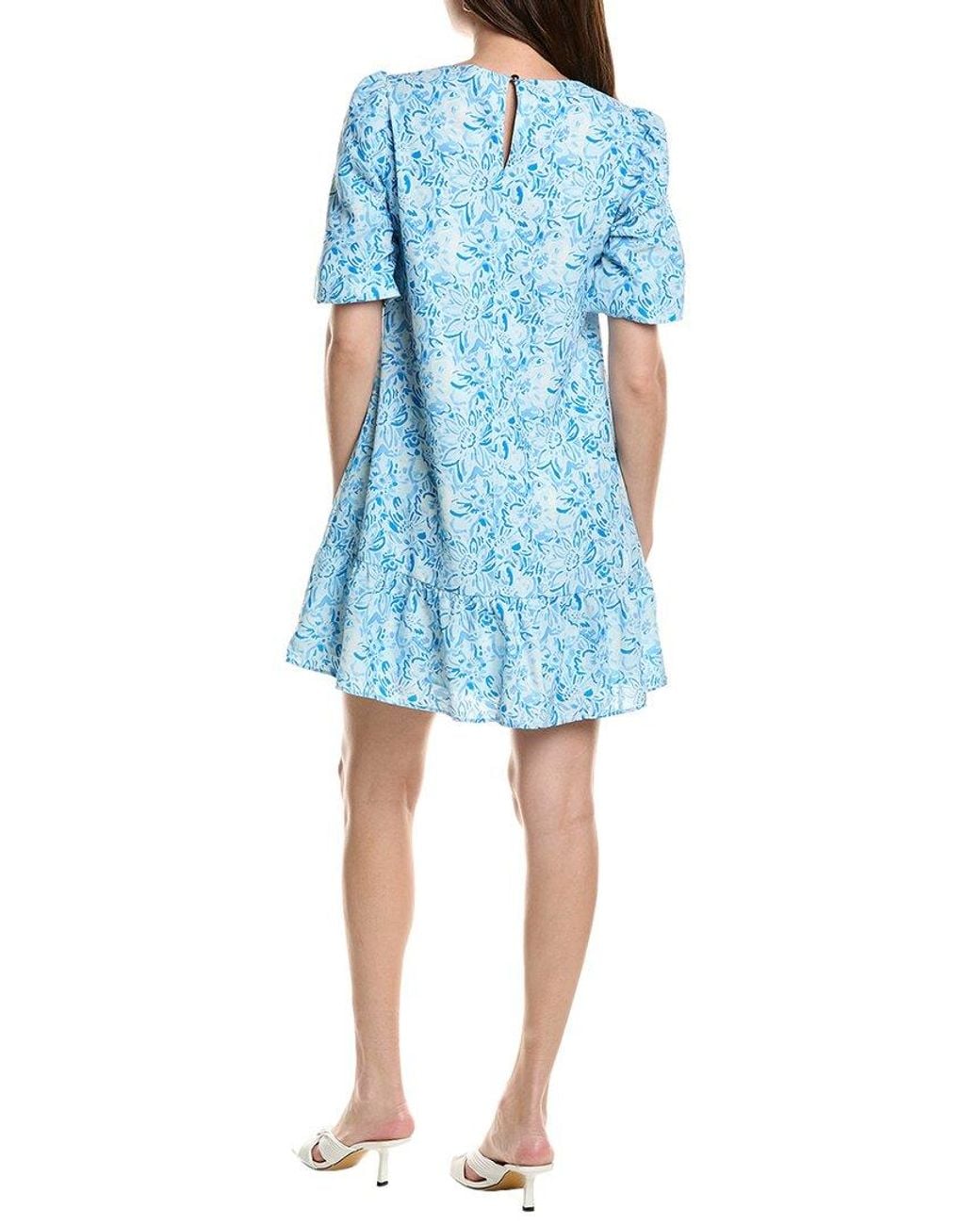 Sail To Sable Blue Mini Dress
