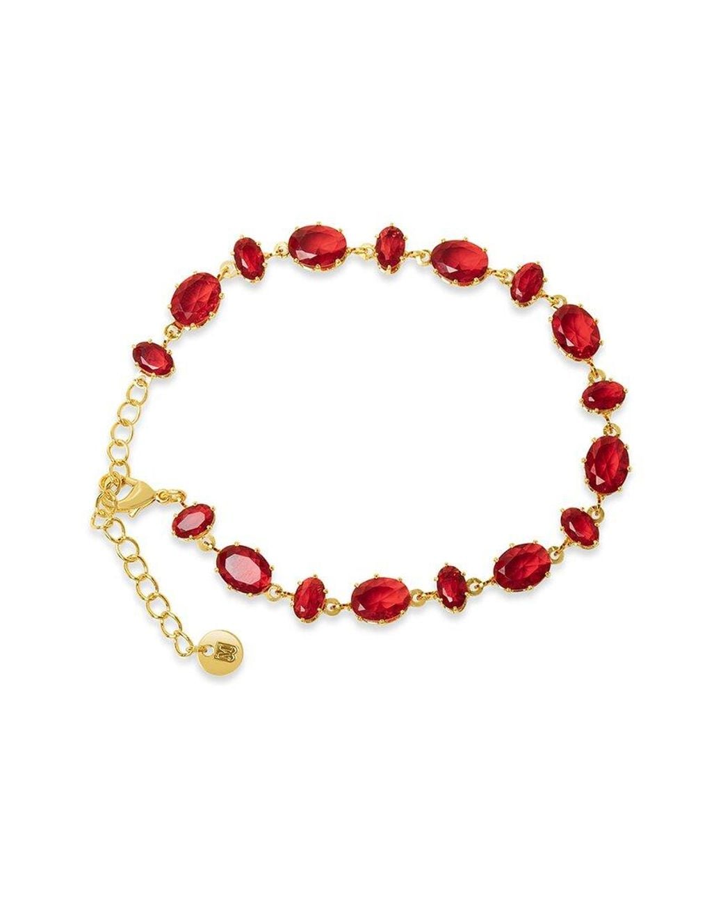 Bruno Magli Red Plated Bracelet