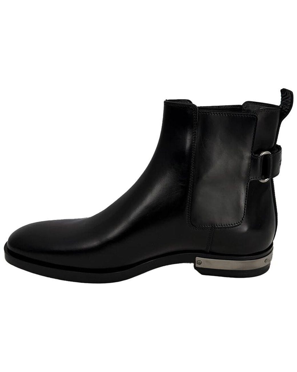 Balmain Black Calfskin Leather Pete Chelsea Bootie (Authentic Pre-Loved) for men