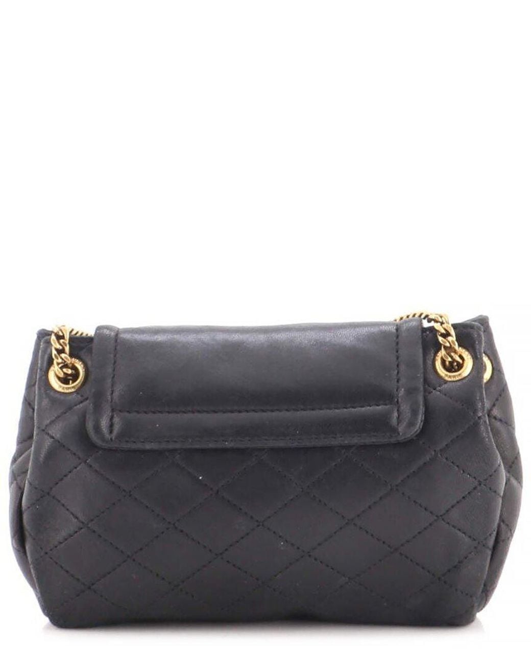 Saint Laurent Black Quilted Leather Nolita Satchel Mini (Authentic Pre-Loved)