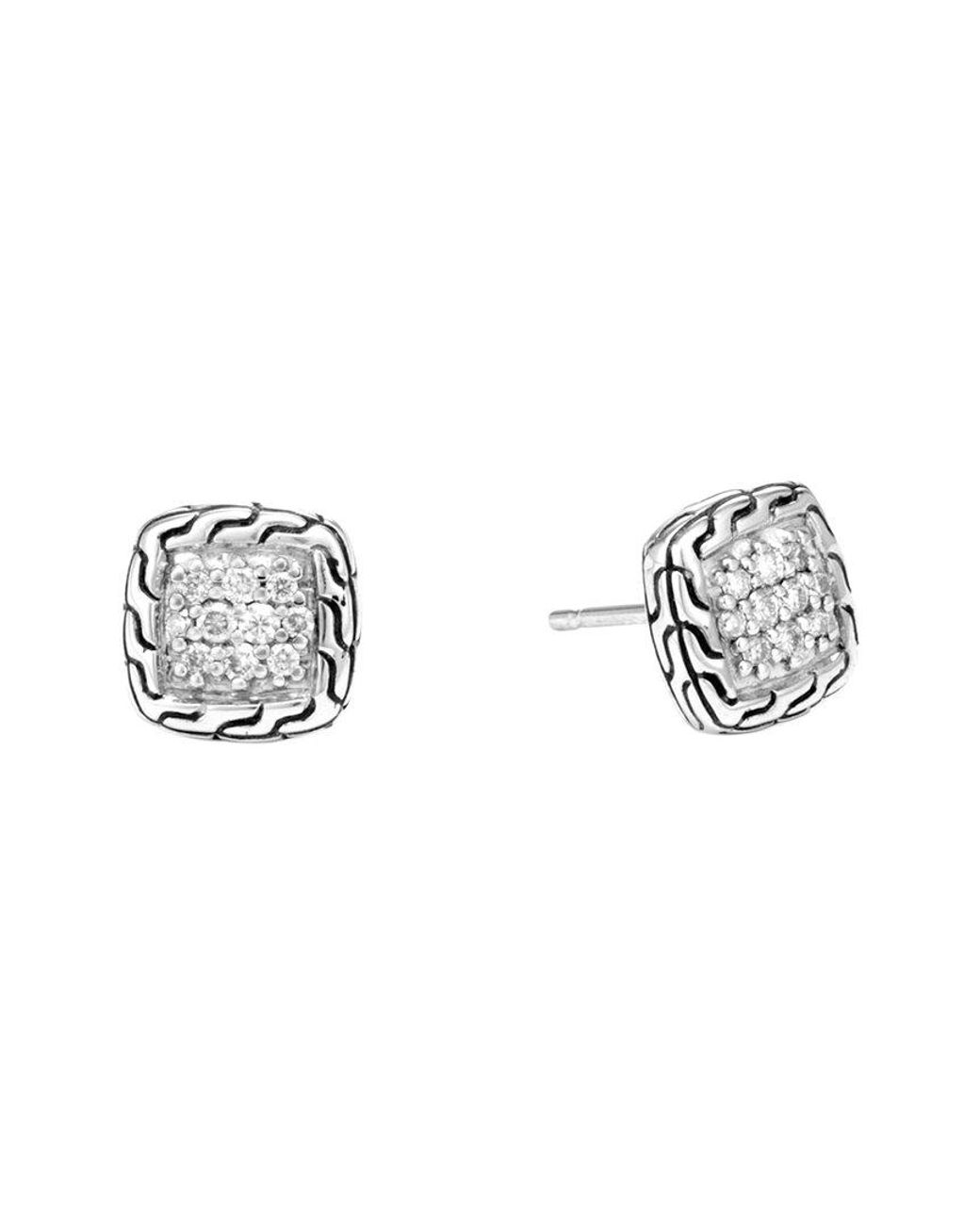 John Hardy Metallic Essentials Diamond 0.21 Ct. Tw. Diamond Earrings