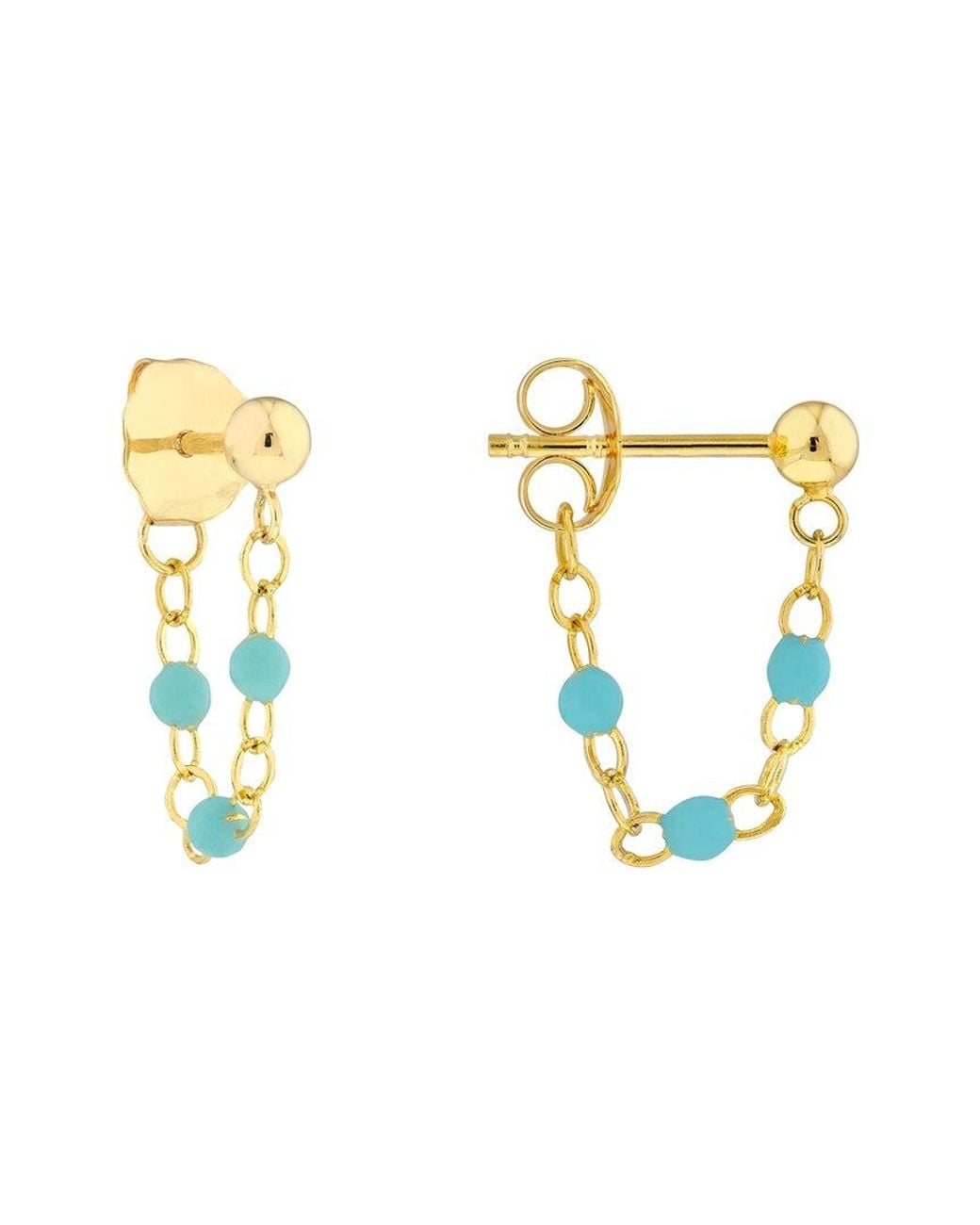 HAWLEY ST Metallic 14K Earrings