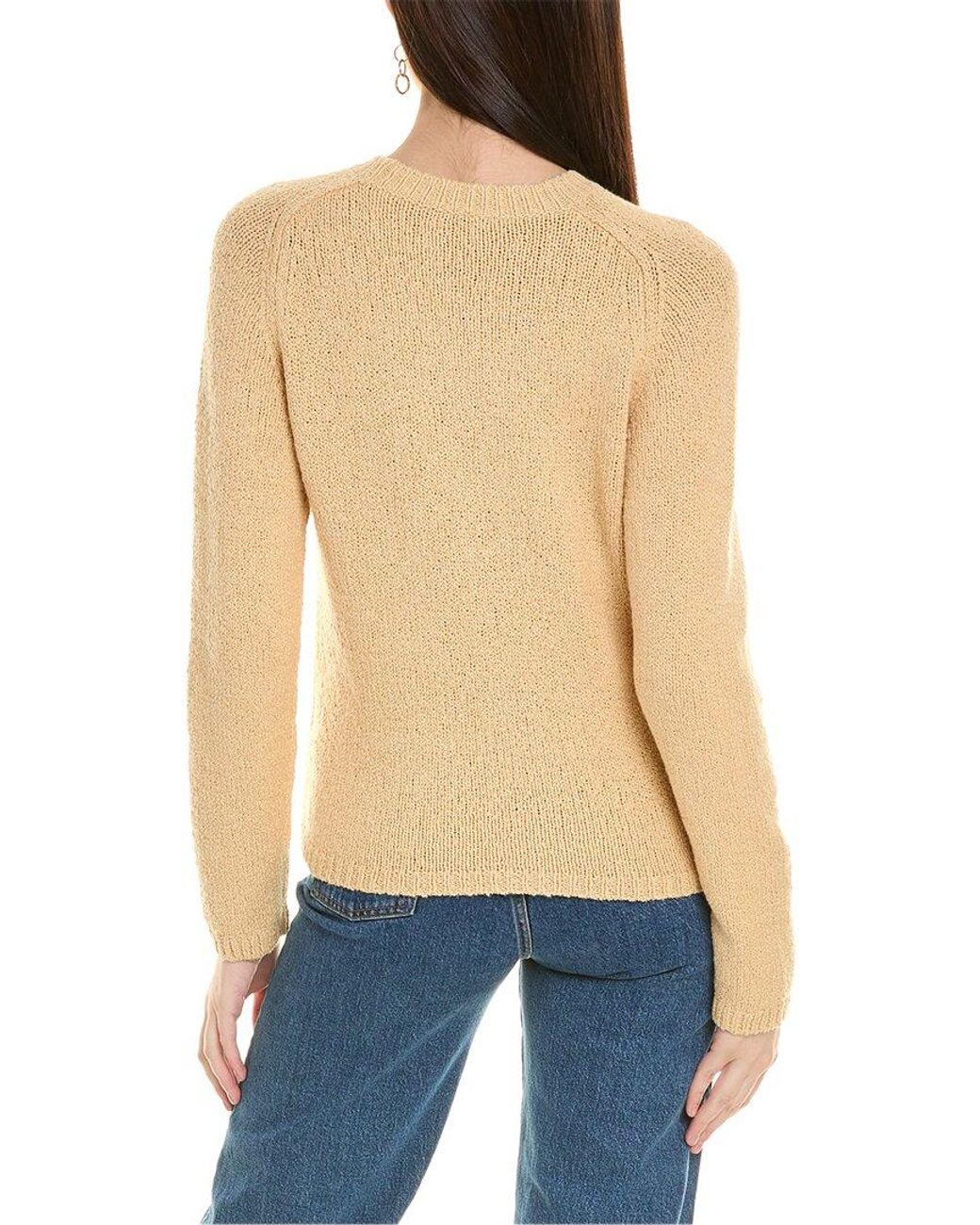 Vince Blue Pebbled Crewneck Pullover