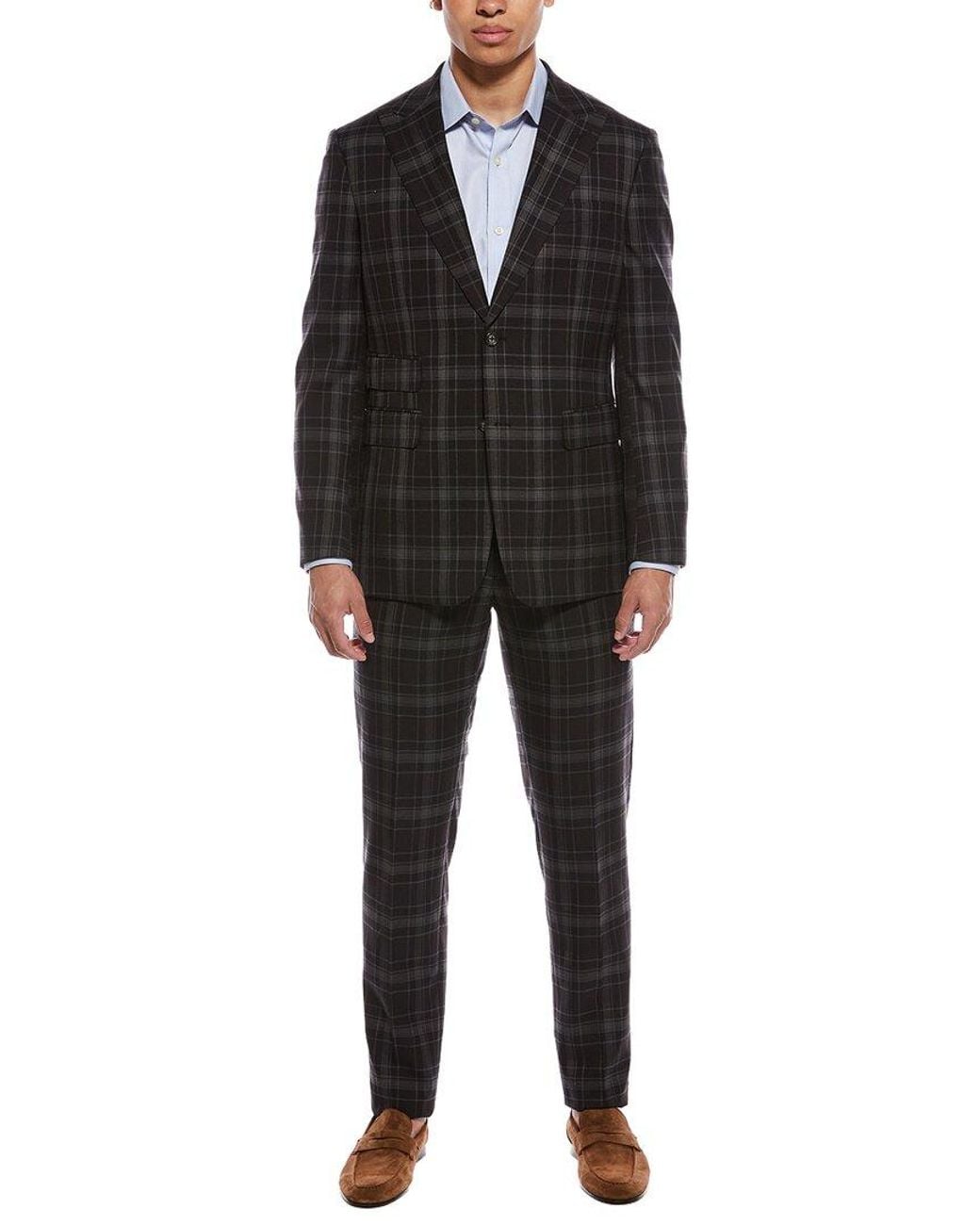 English Laundry Black 2Pc Suit for men