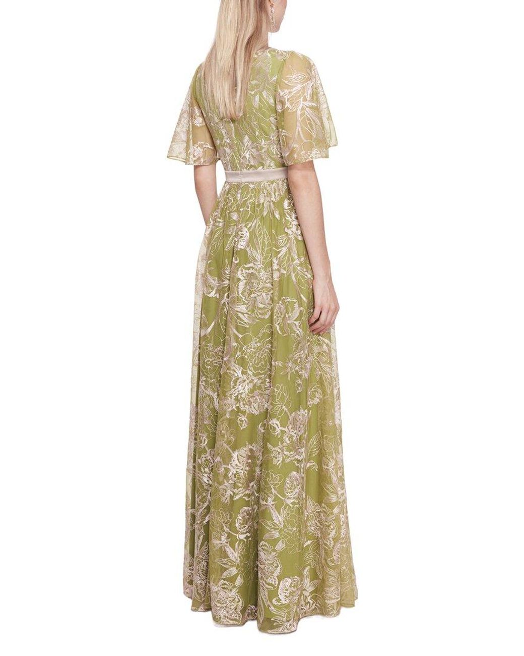 Marchesa Metallic Gown
