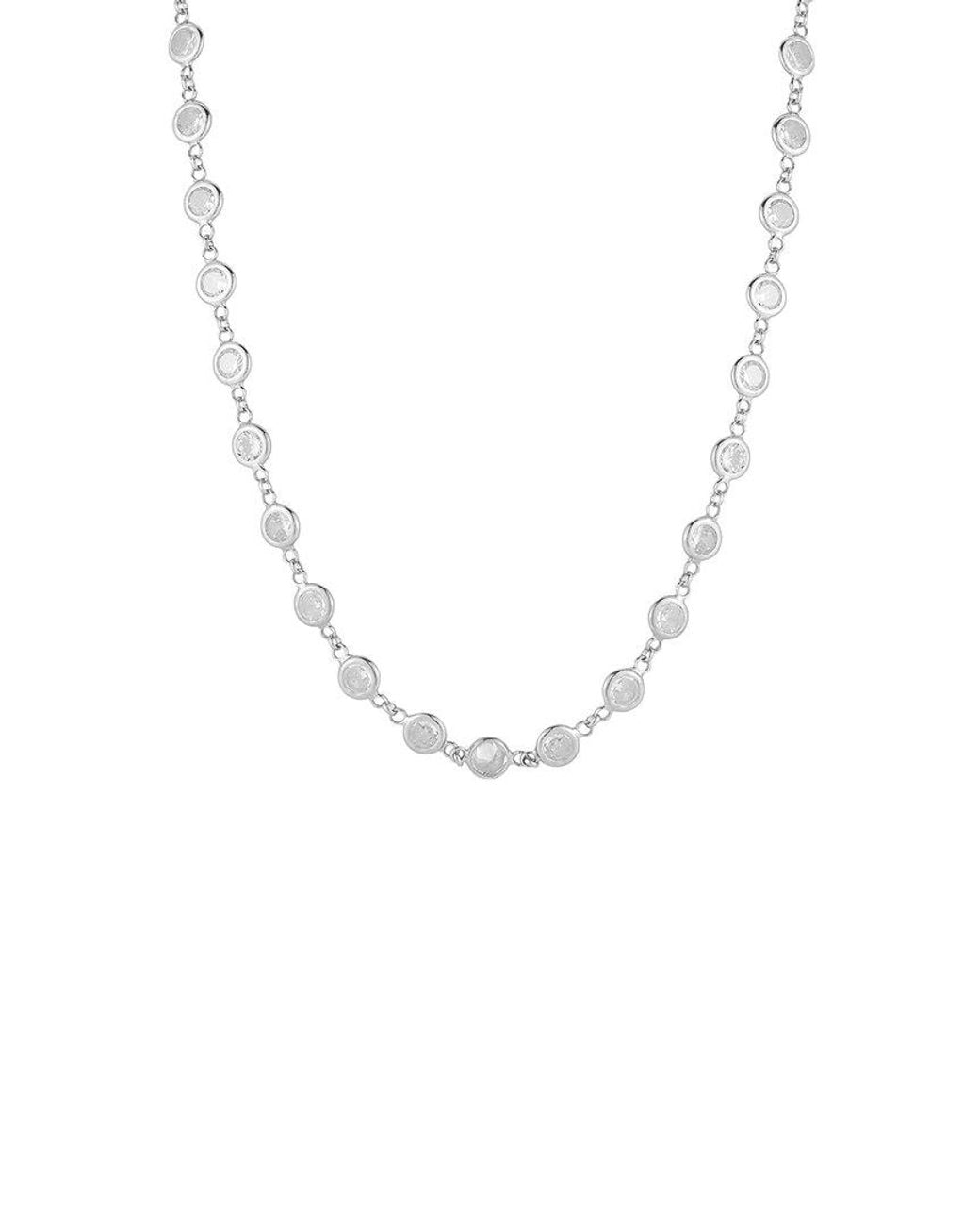 Sphera Milano Metallic Plated Cz Necklace