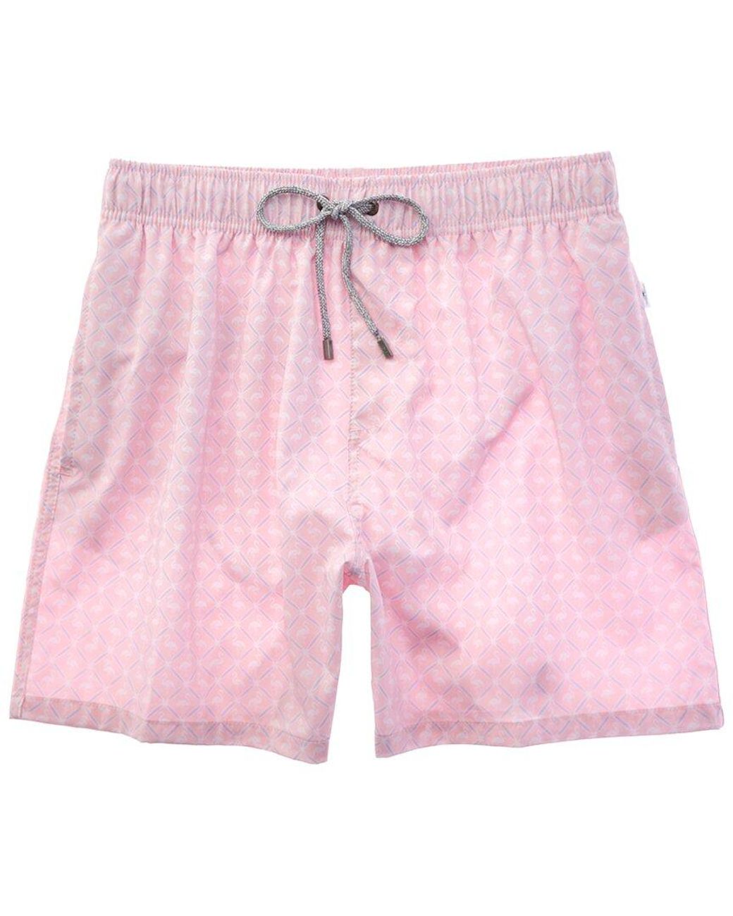 Vintage Summer Pink Swim Short for men