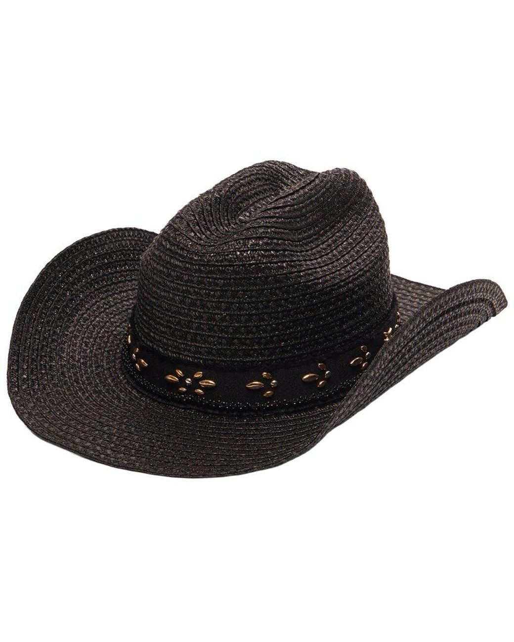 San Diego Hat Black Cowboy Pinch Hat