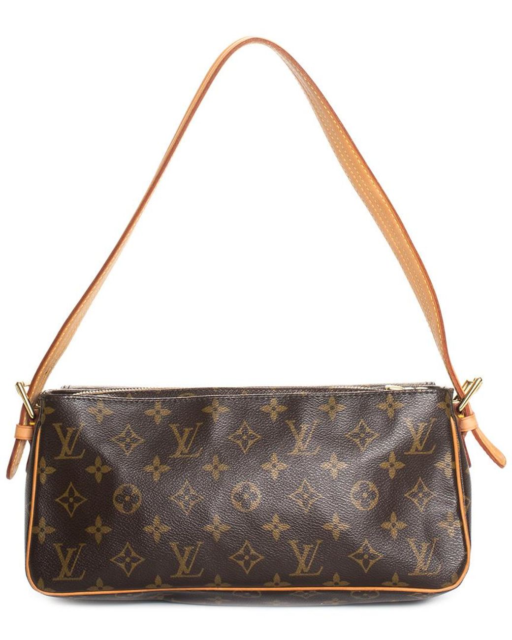 Pallas leather crossbody bag Louis Vuitton Brown in Leather  21593308