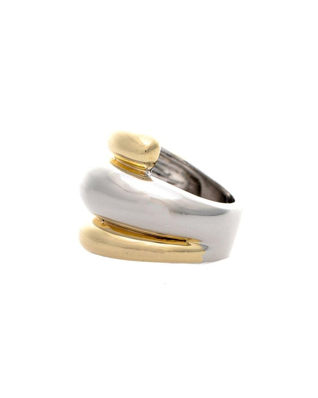 Rivka Friedman White 18K Plated Stackable Ring